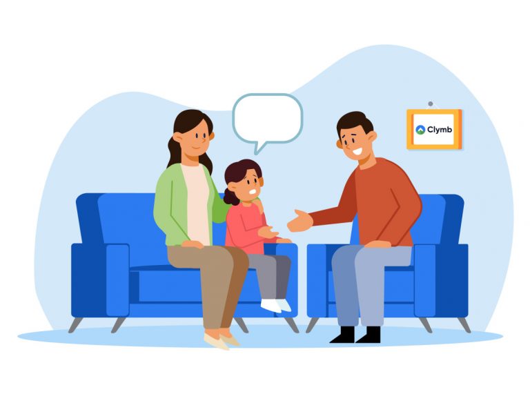 Parents with their children 768x584