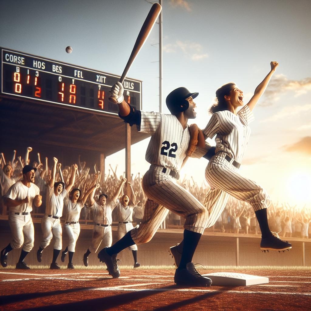 Baseball Celebration Moment