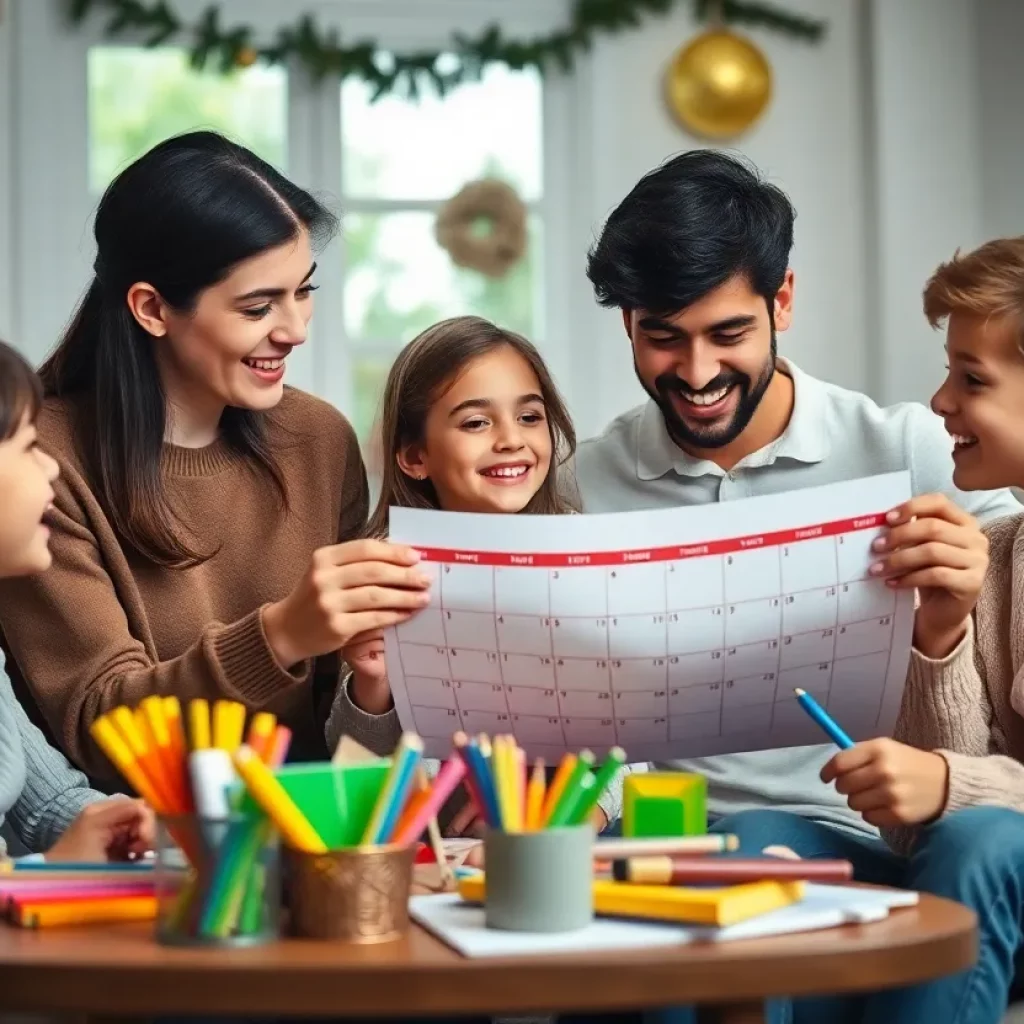 Family planning for the Alabama school calendar 2024-25