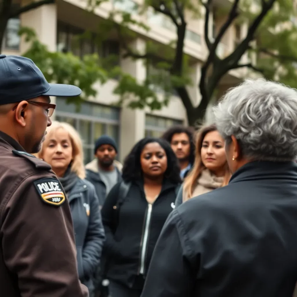 Residents gather to discuss concerns following ICE raids in Huntsville, Alabama.