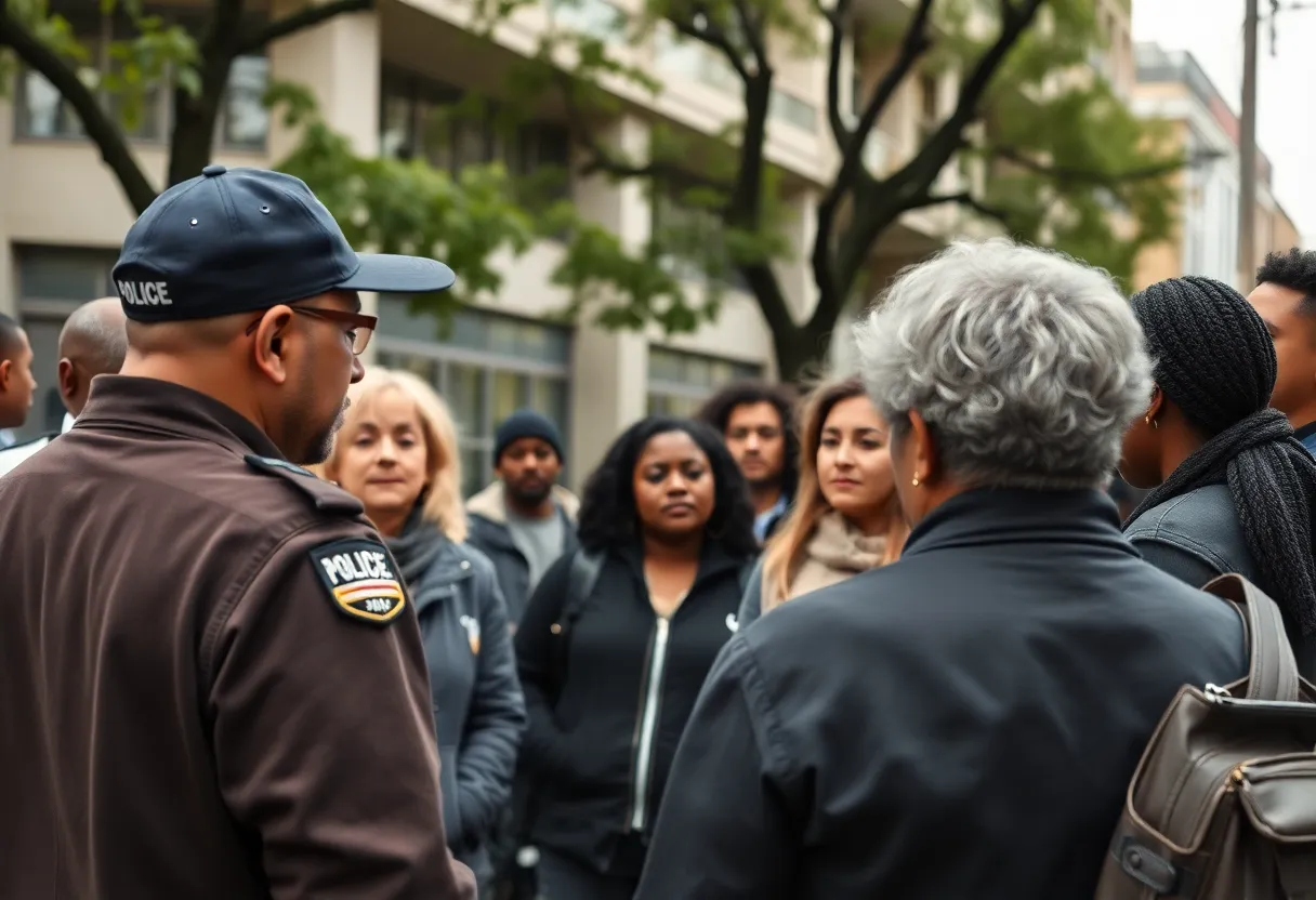Residents gather to discuss concerns following ICE raids in Huntsville, Alabama.