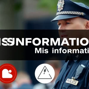 Police officer addresses community regarding social media hoax