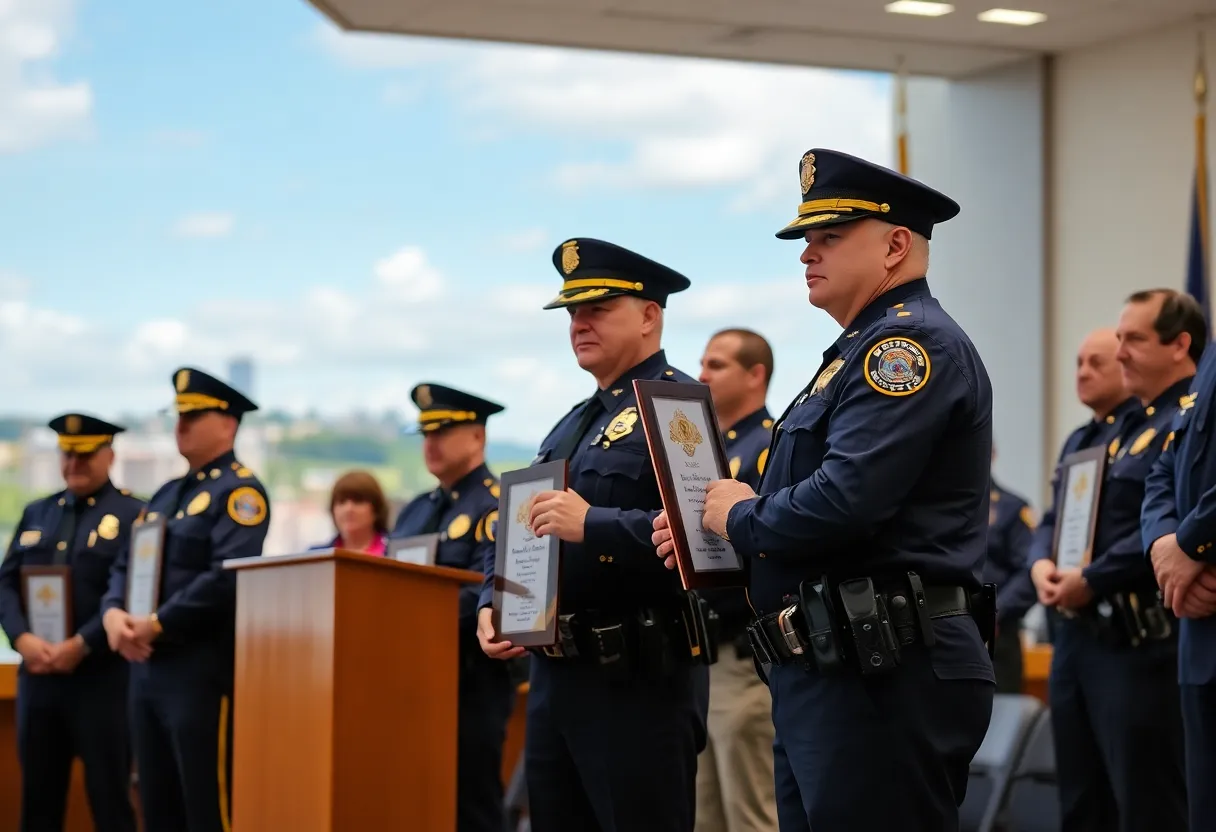 Huntsville officers receiving life-saving awards