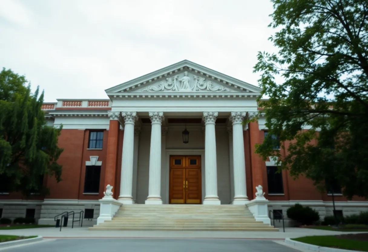Exterior view of the North Carolina Supreme Court building