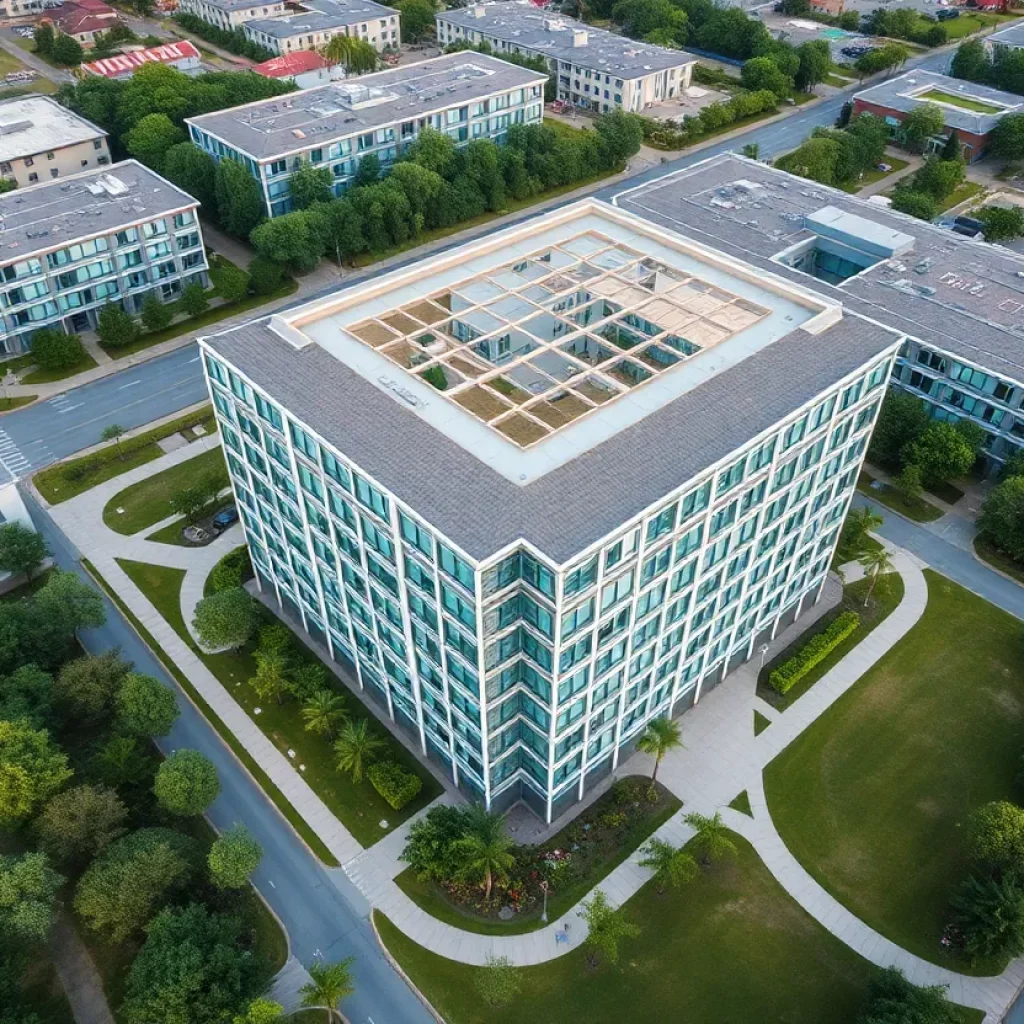 Exterior view of QinetiQ US office in Huntsville, Alabama.