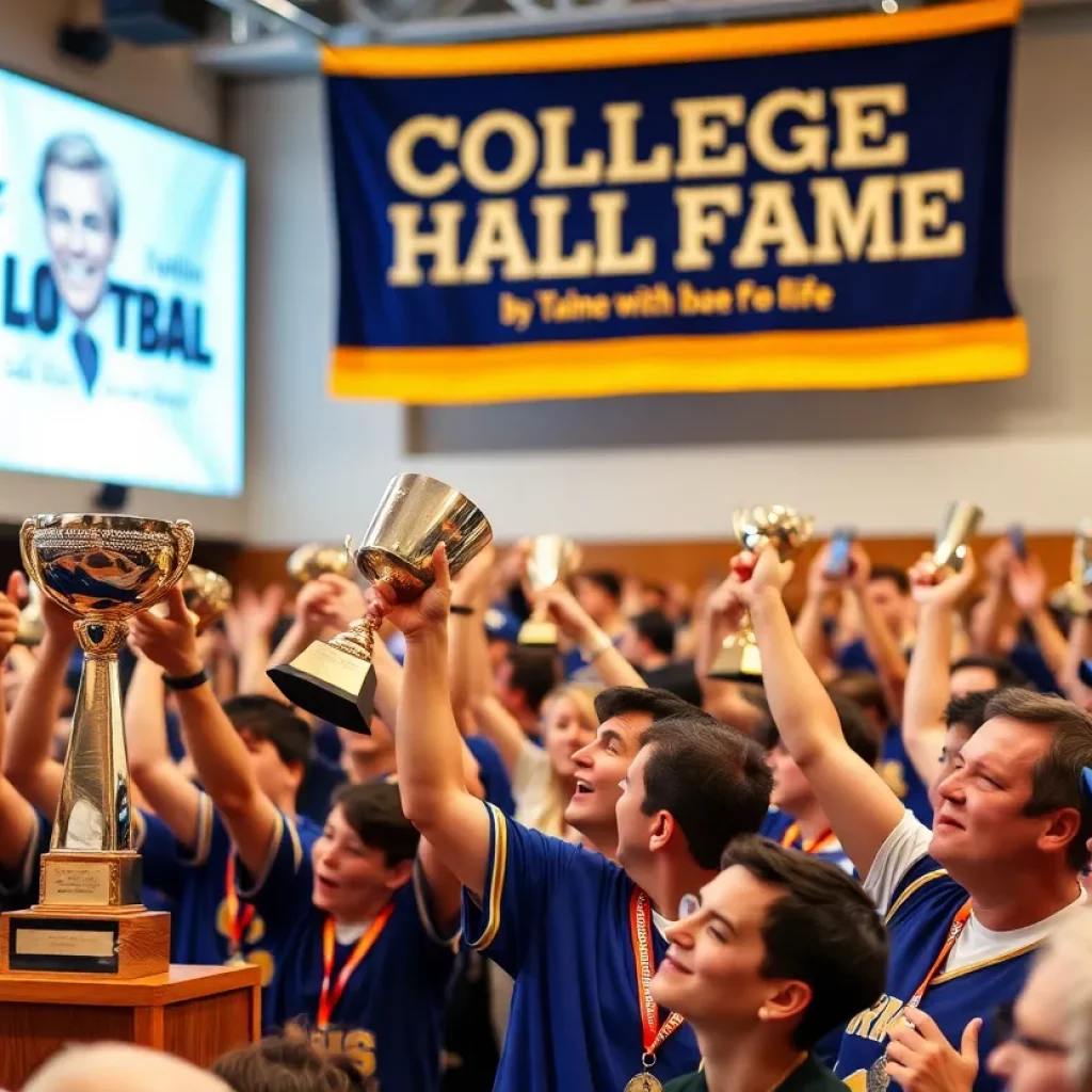 Celebration of athletic achievement at Stillman College Hall of Fame induction ceremony