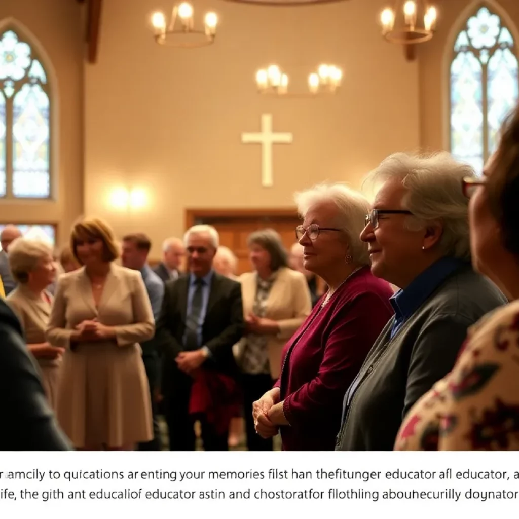 Community gathering in memory of Dr. Terry Davis