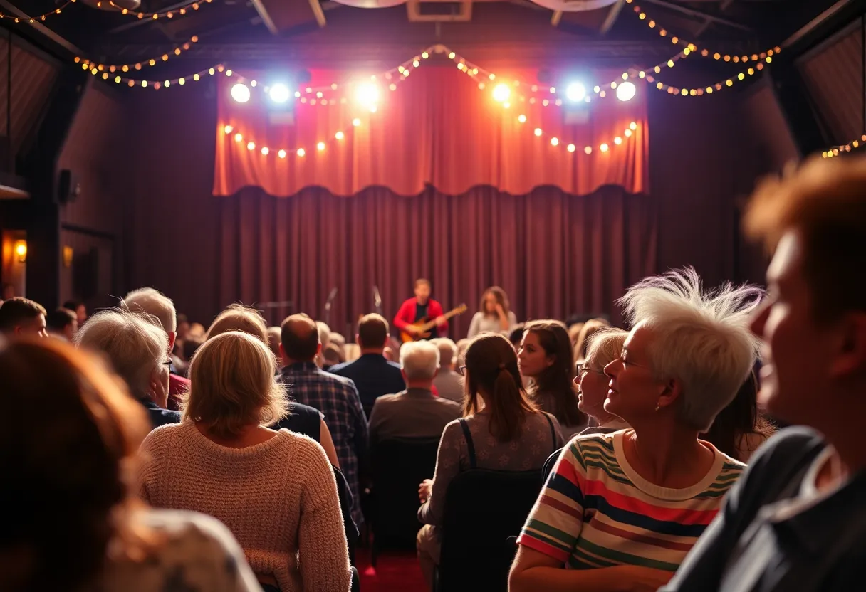 Audience enjoying a performance at Huntsville concert