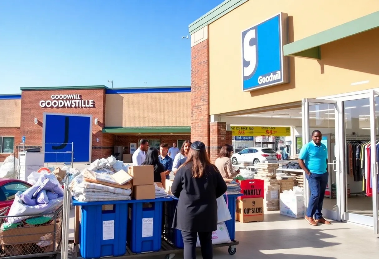 Exterior view of new Goodwill Industries locations in South Huntsville.
