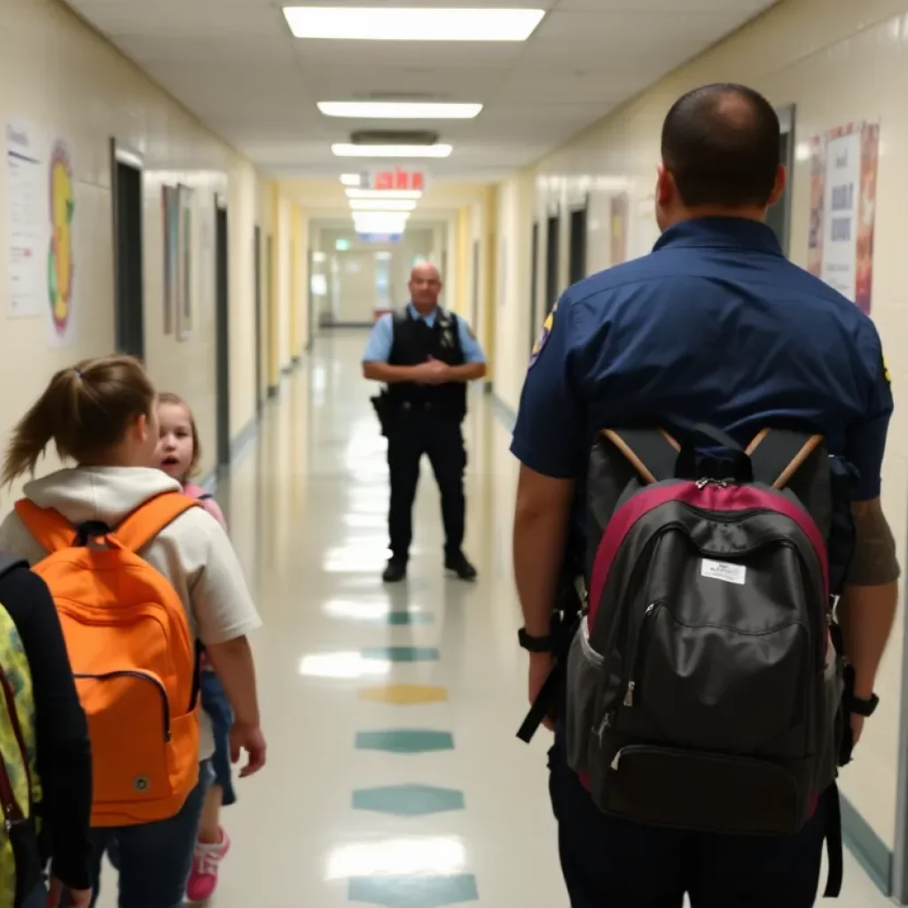 Security measures at Huntsville elementary school
