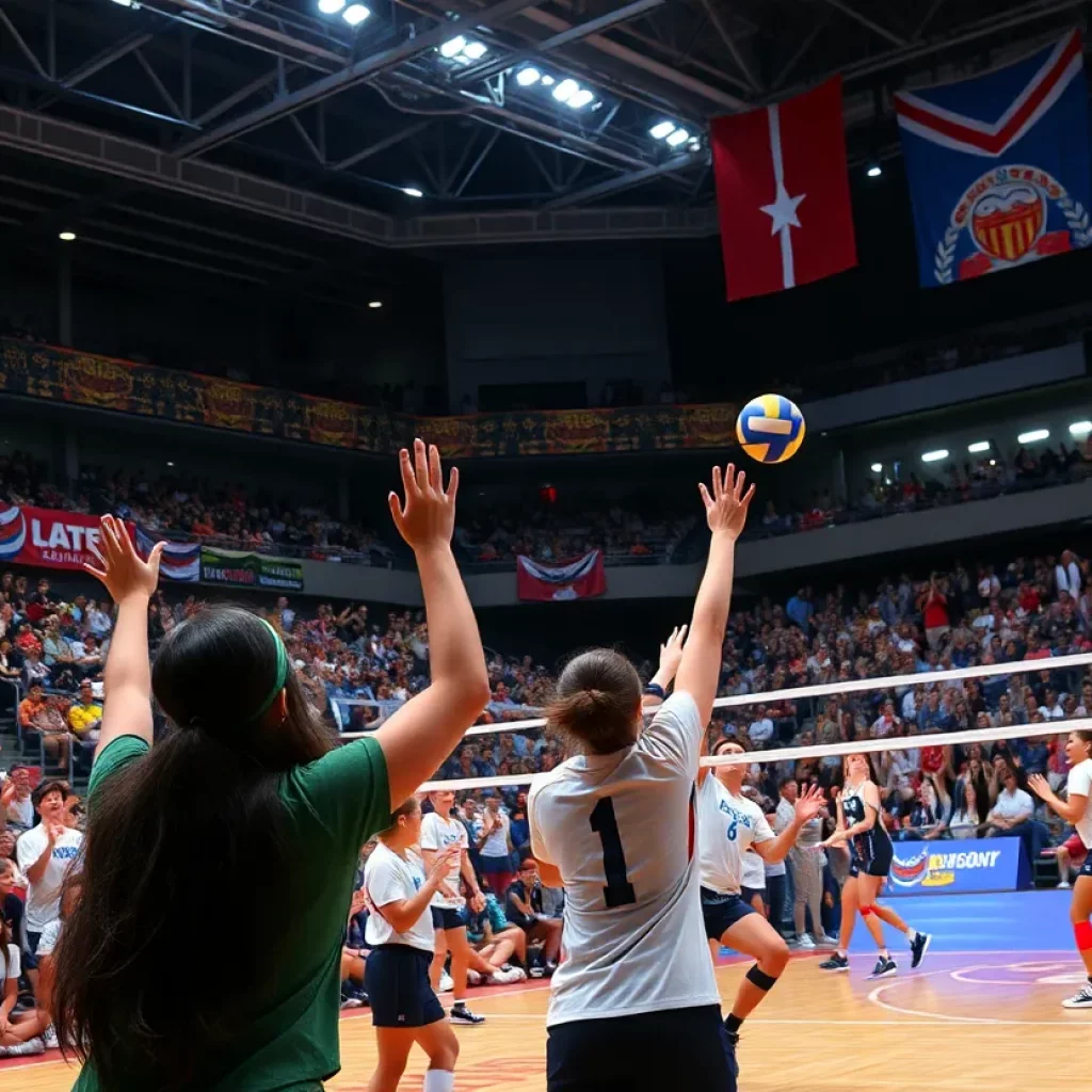 Huntsville Nova team in action during home opener match.