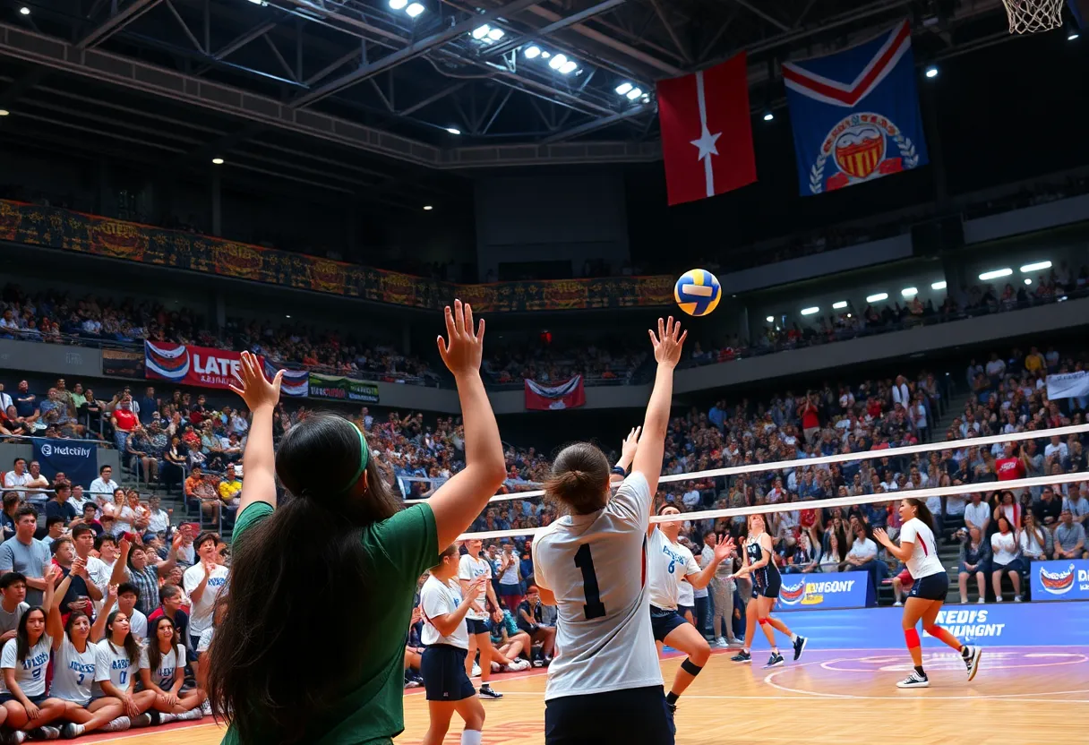 Huntsville Nova team in action during home opener match.