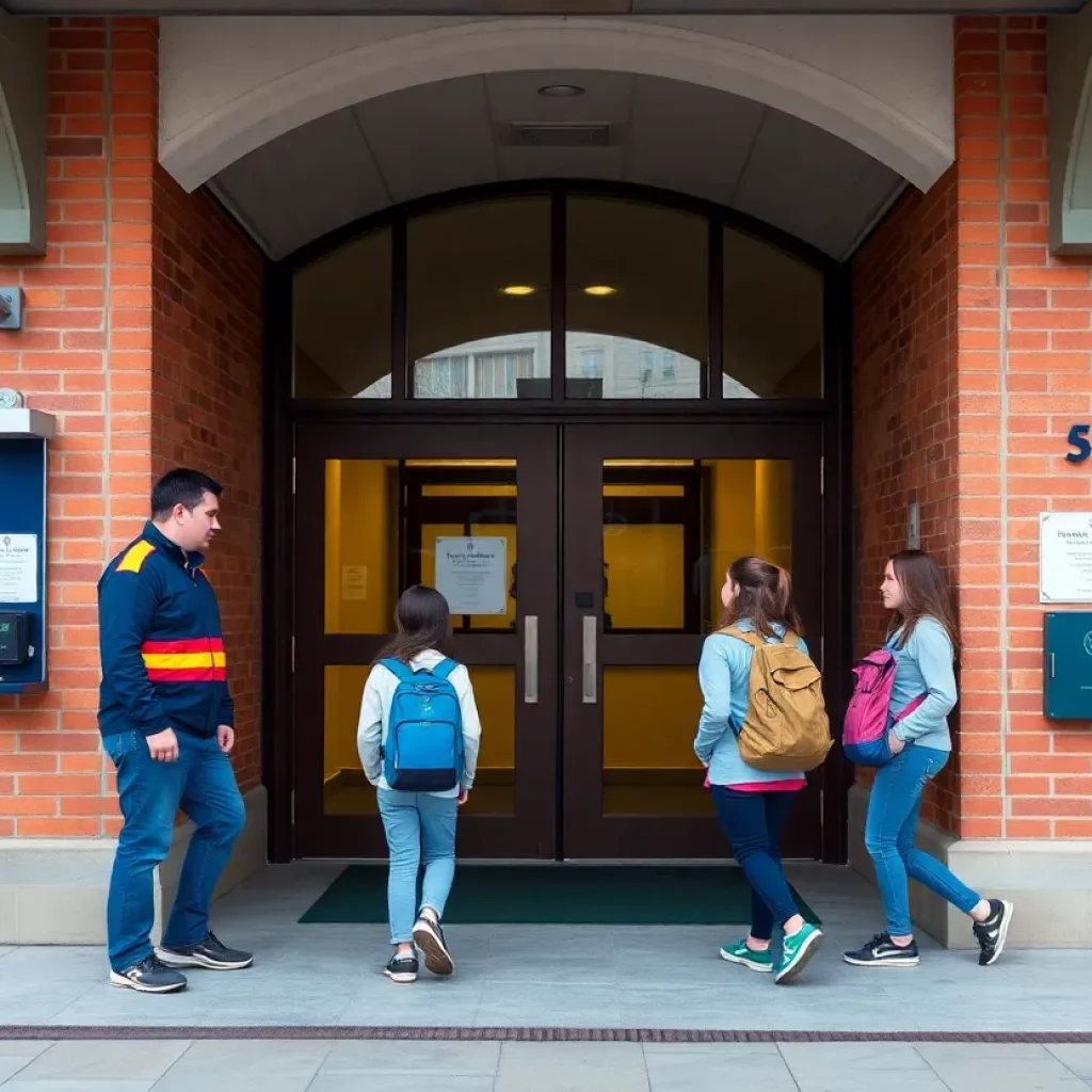 Enhanced security measures at Huntsville schools.