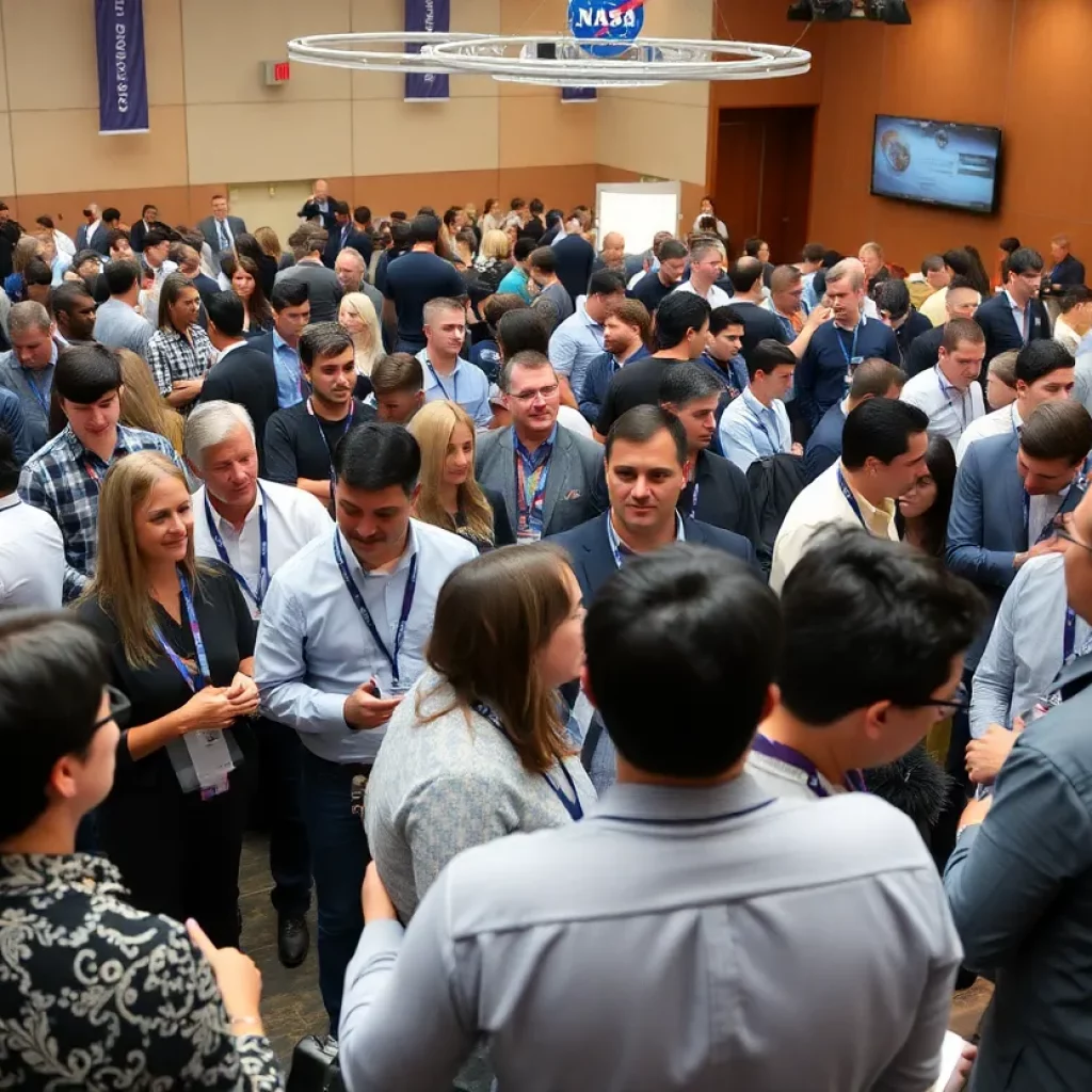 Participants engaged in discussions about space exploration at NASA's forum in Huntsville