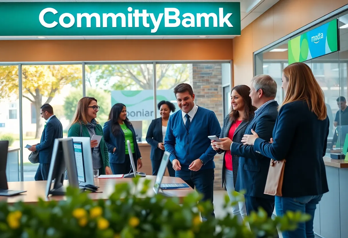 Interior view of ServisFirst Bank branch in Huntsville