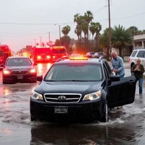 Gathering storm clouds over Southern California
