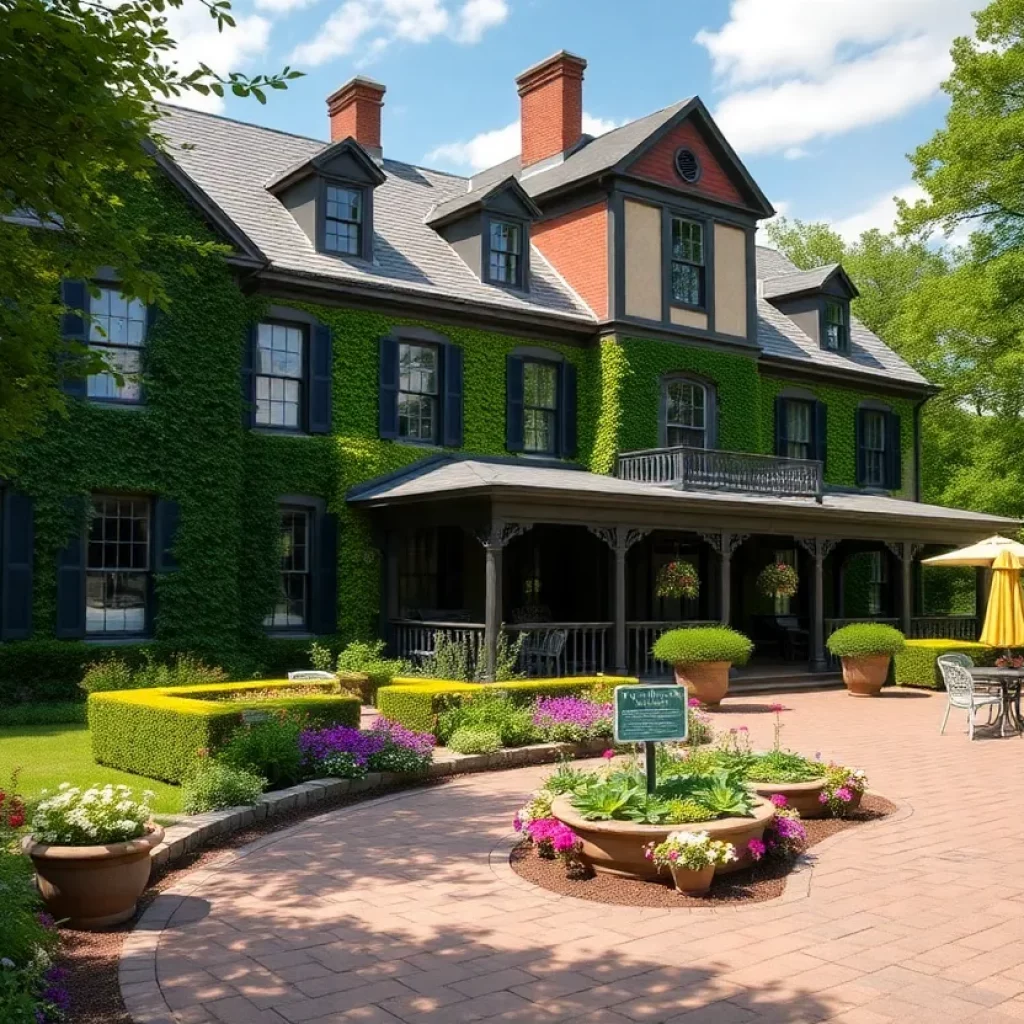 Exterior view of the Weeden House Museum in Huntsville, Alabama