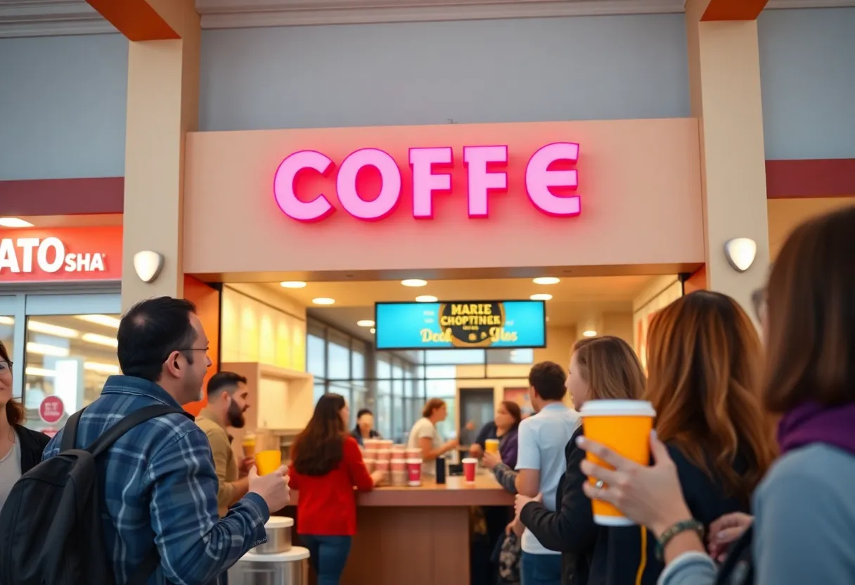 Dutch Bros Coffee drive-thru at The Shoppes of Madison