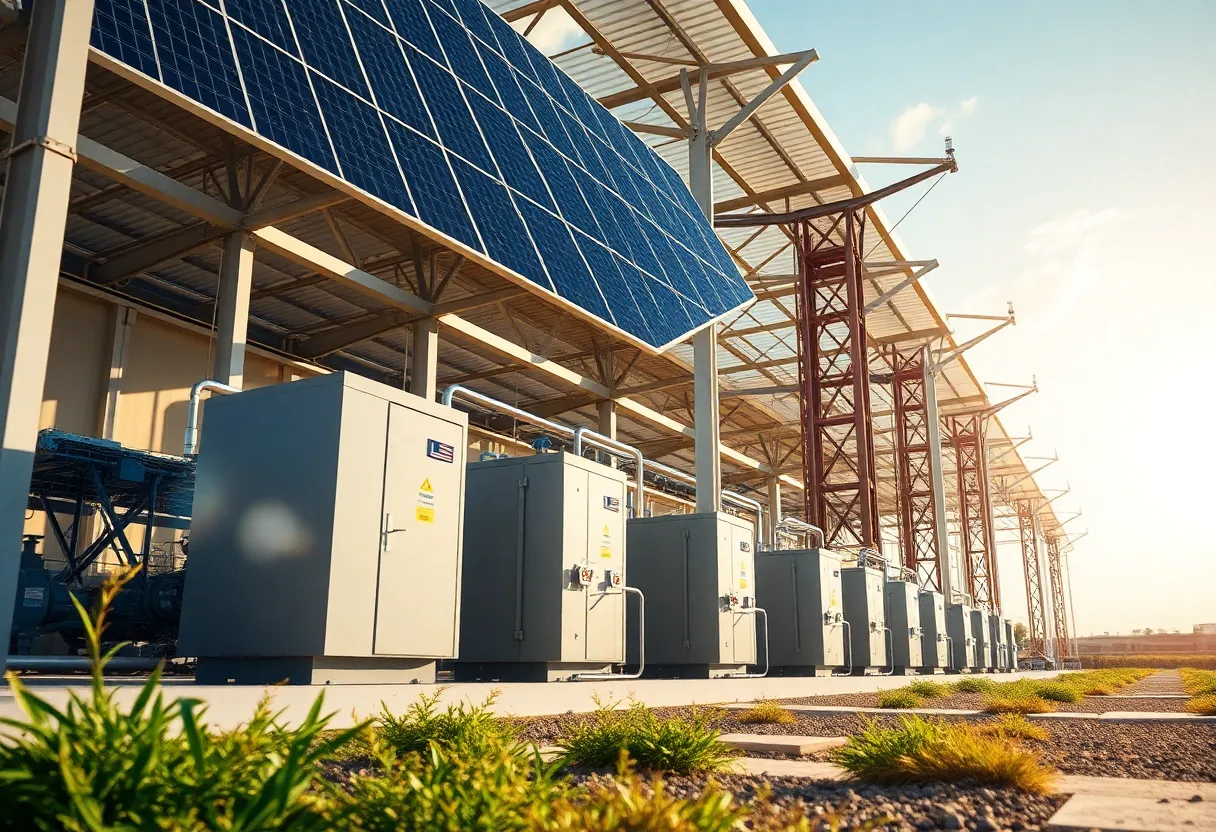 New energy systems being installed at Fort Eisenhower in Augusta, Georgia.
