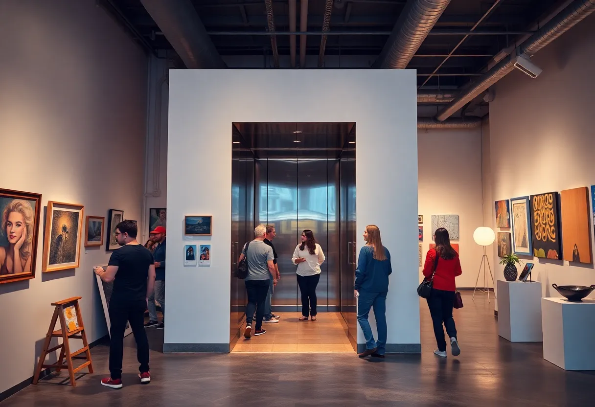 New elevator at Lowe Mill Arts & Entertainment