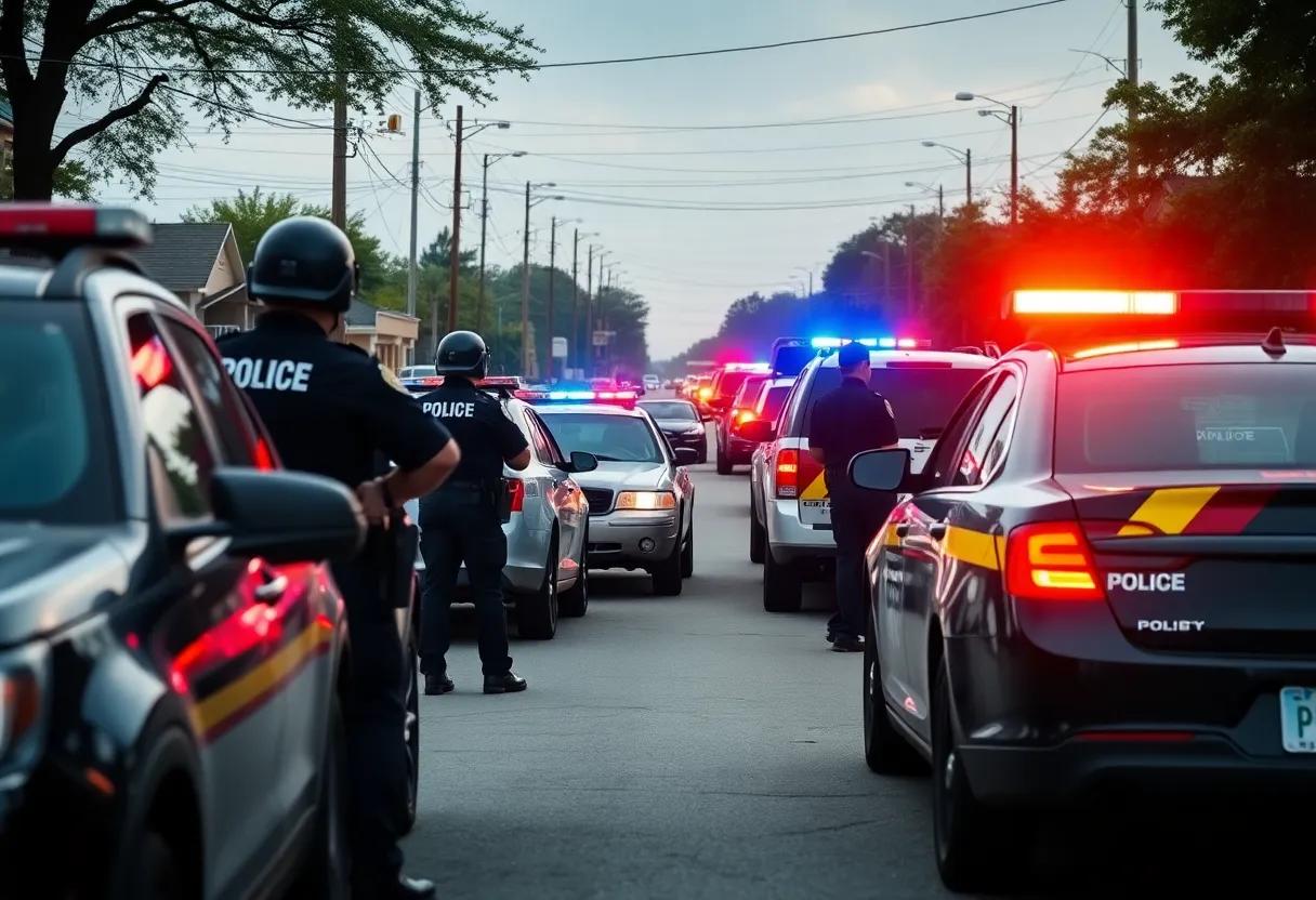 Law enforcement operation in Madison County against drug trafficking