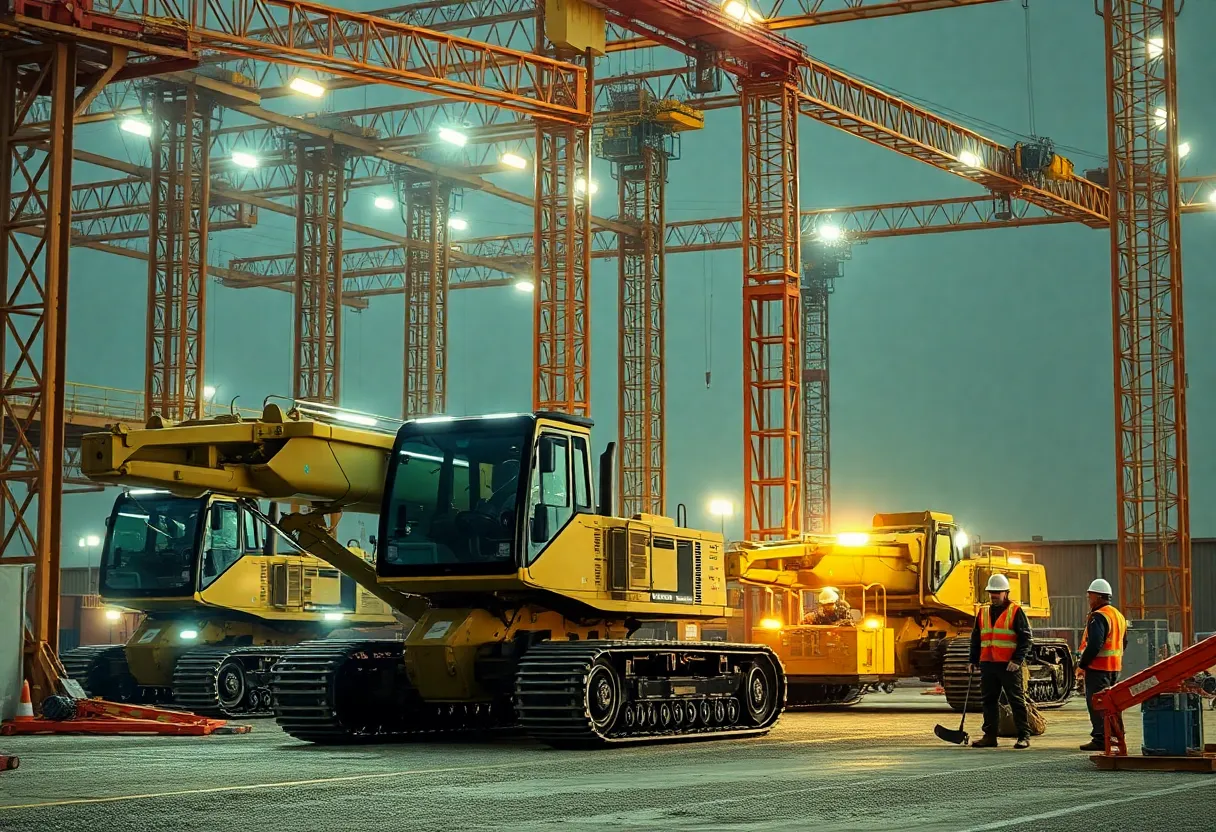 Military construction site using advanced PAX System technology