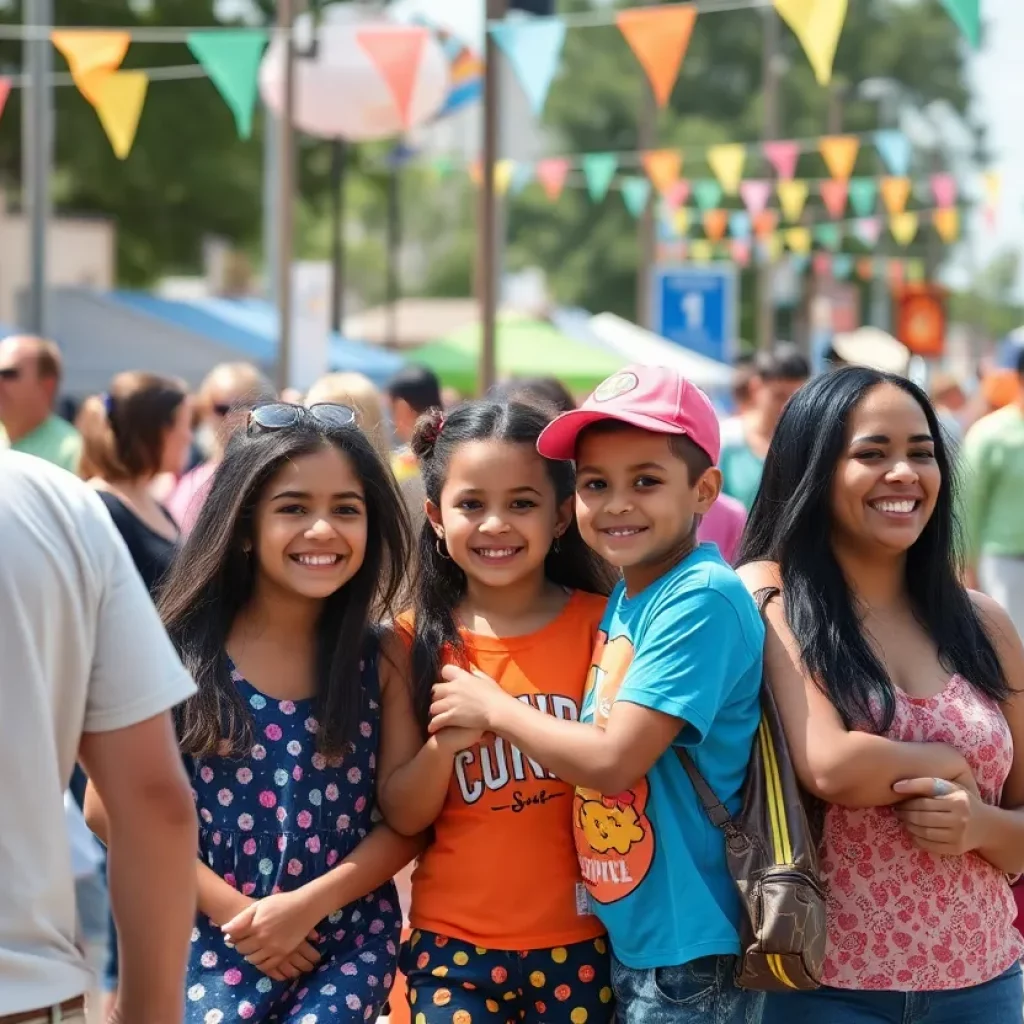 Families enjoying activities at weekend events in Huntsville, Alabama.