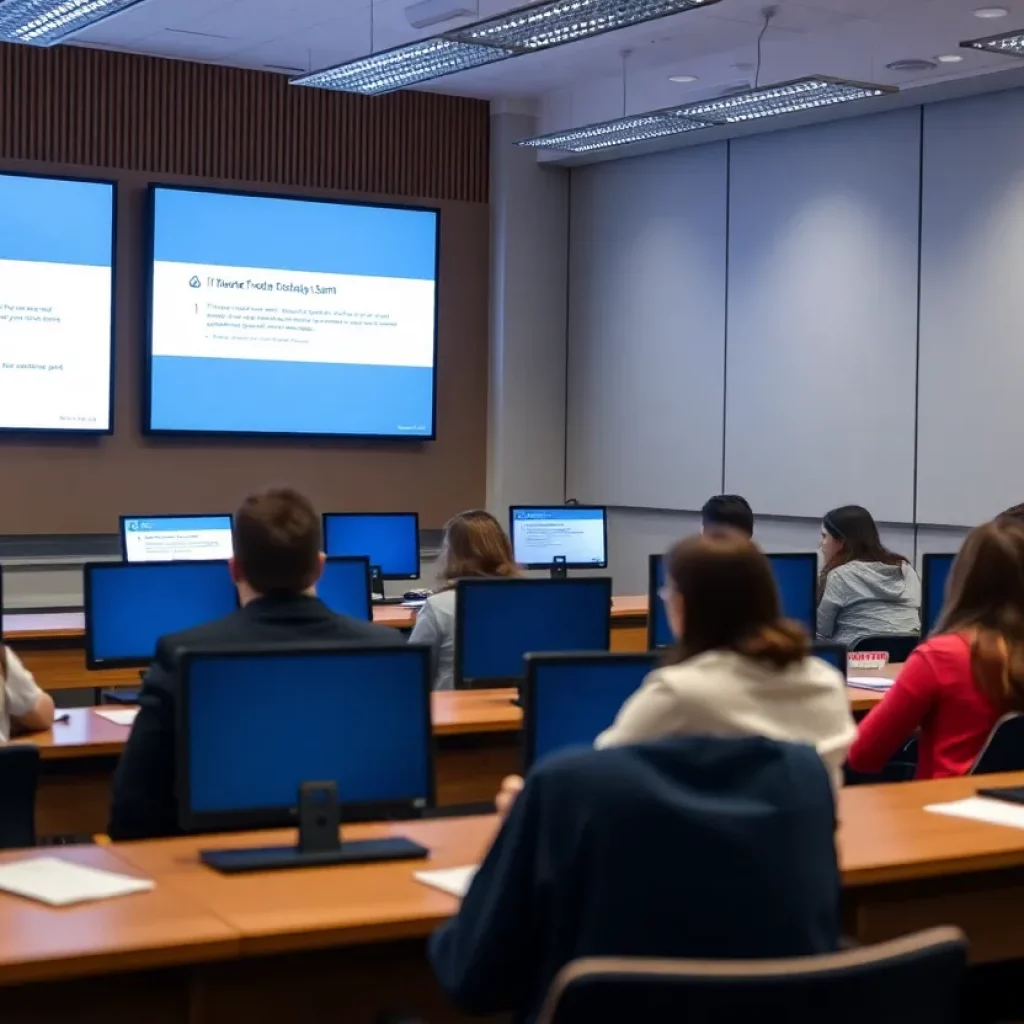 Students experiencing difficulties during an online exam.