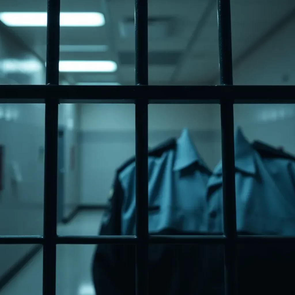 Exterior view of a correctional facility symbolizing issues of corruption.