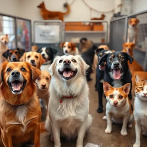 Dogs and cats available for adoption at Huntsville Animal Services
