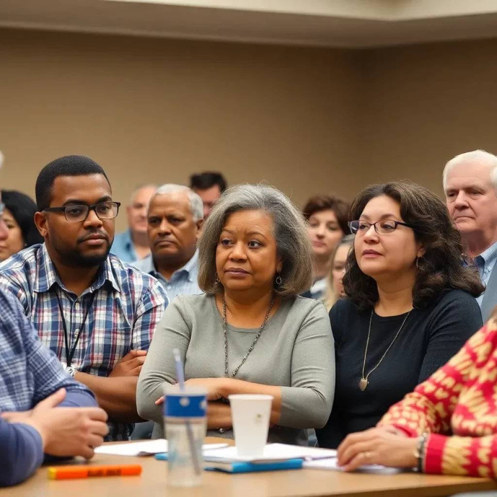 Huntsville residents discussing education funding concerns