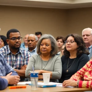 Huntsville residents discussing education funding concerns