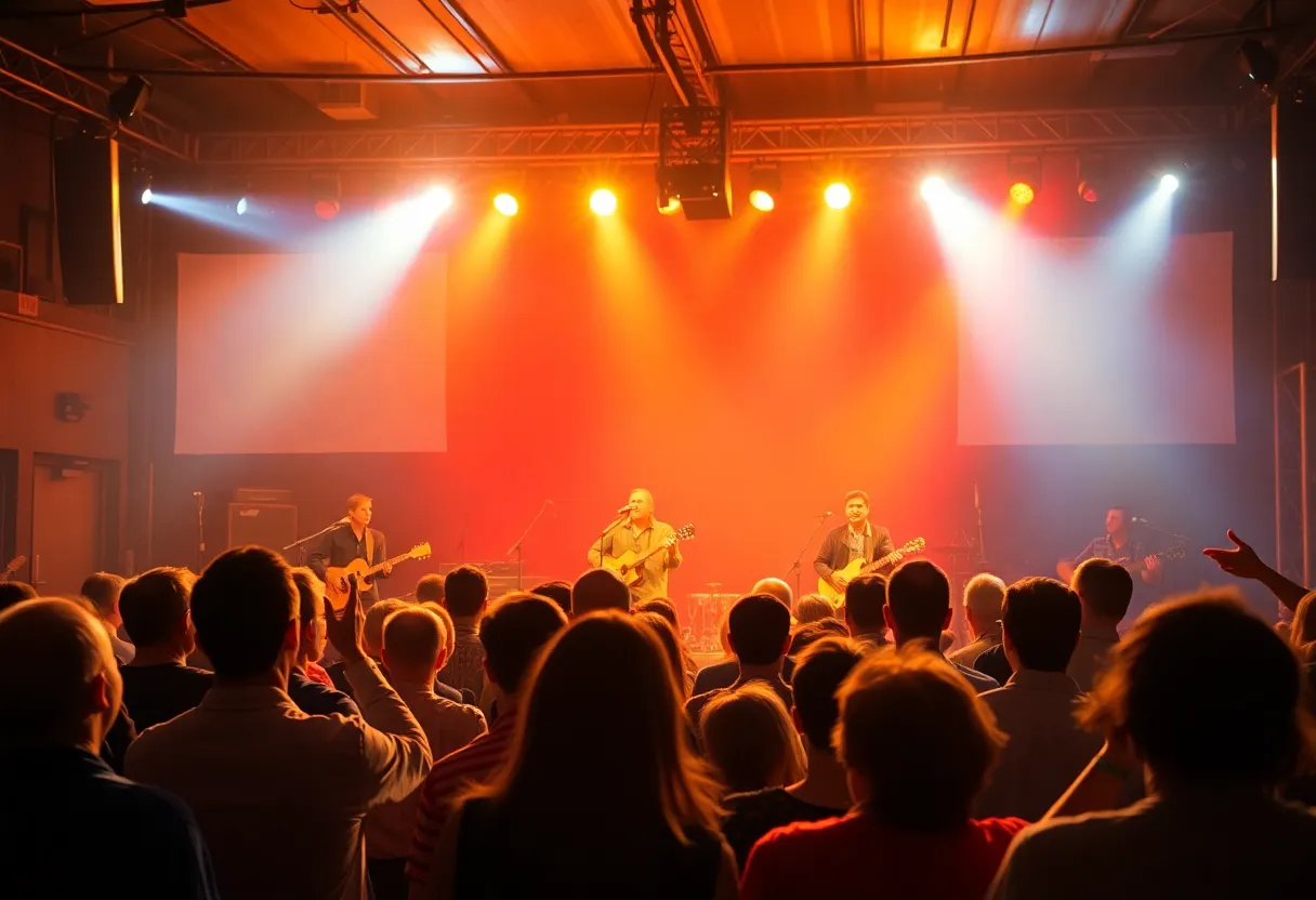 A vibrant crowd enjoying the Judah & the Lion concert at Mars Music Hall.