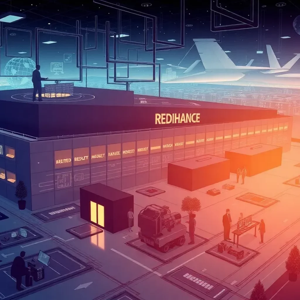 Redstone Arsenal facilities in Huntsville, Alabama focusing on FBI operations