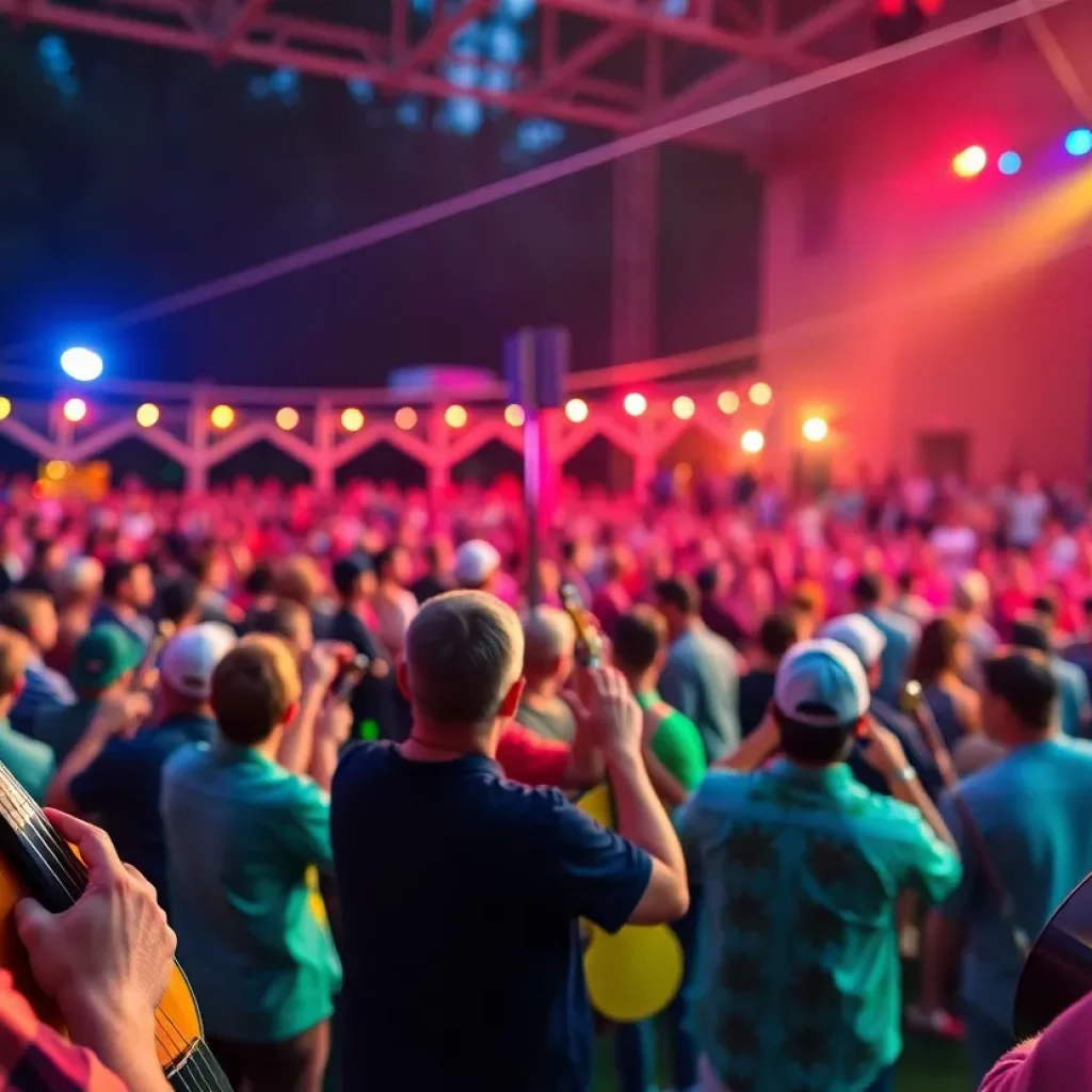 Outdoor concert at Orion Amphitheater featuring Billy Strings