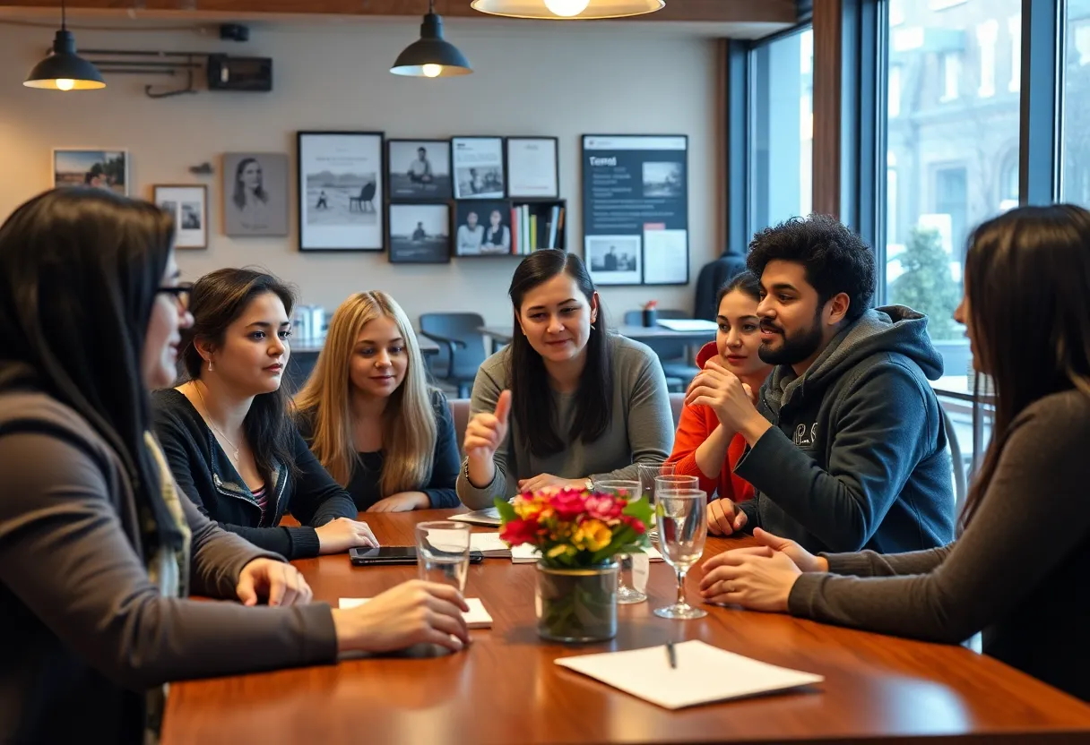Group discussion about antisemitism education