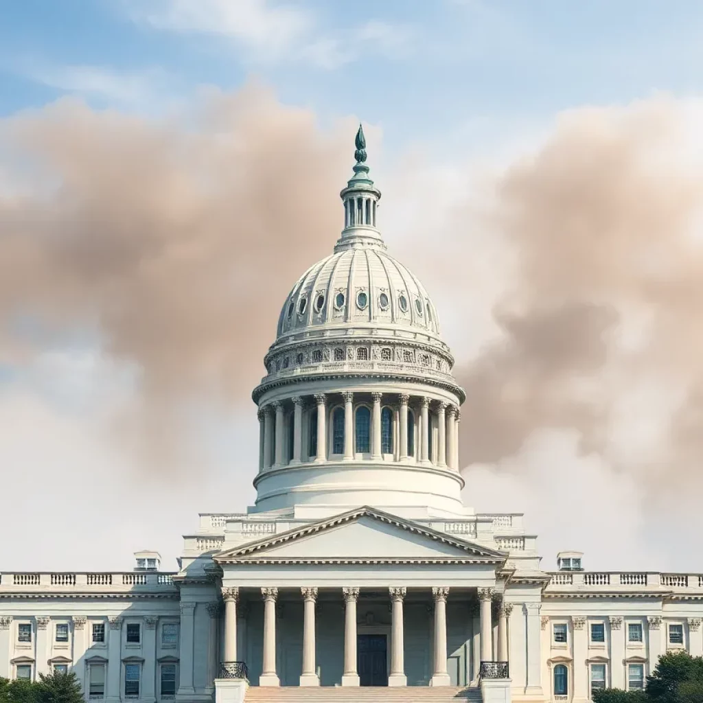 Congress building representing the vote against California's environmental authority