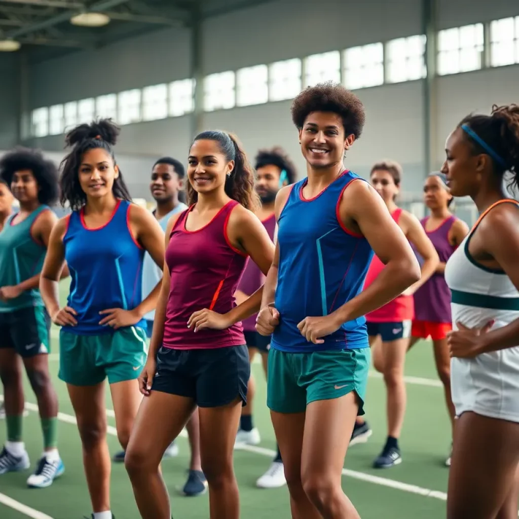 Athletes representing fairness in sports