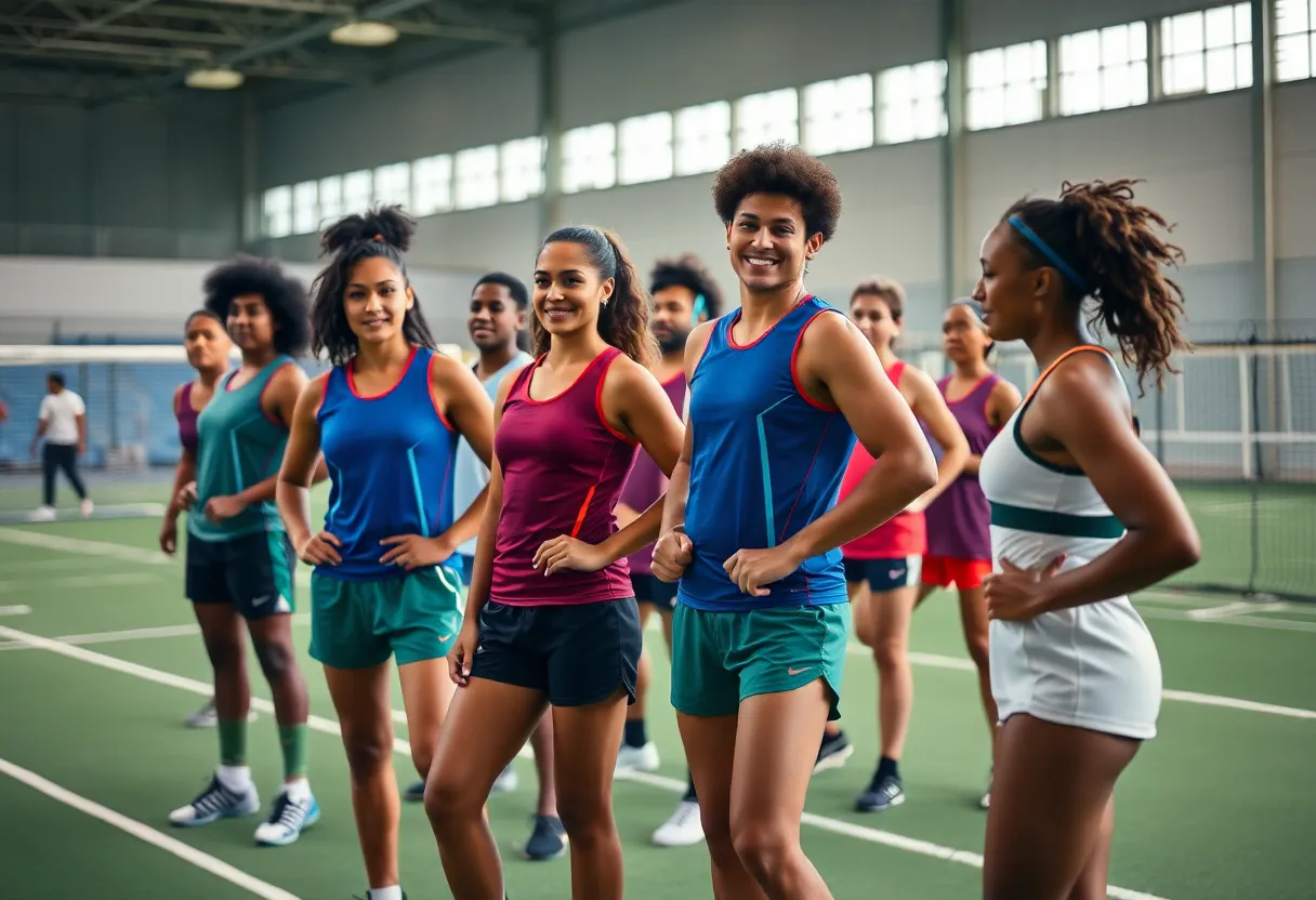 Athletes representing fairness in sports