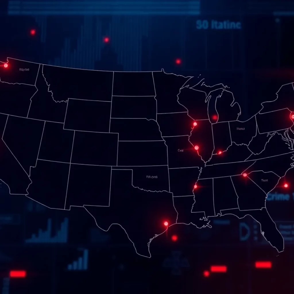 Illustration of FBI relocation strategy across the United States