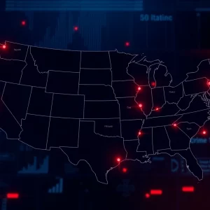 Illustration of FBI relocation strategy across the United States