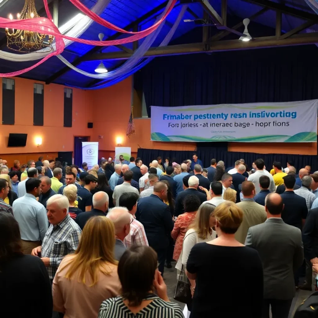 A community fundraiser event in Huntsville, Alabama.