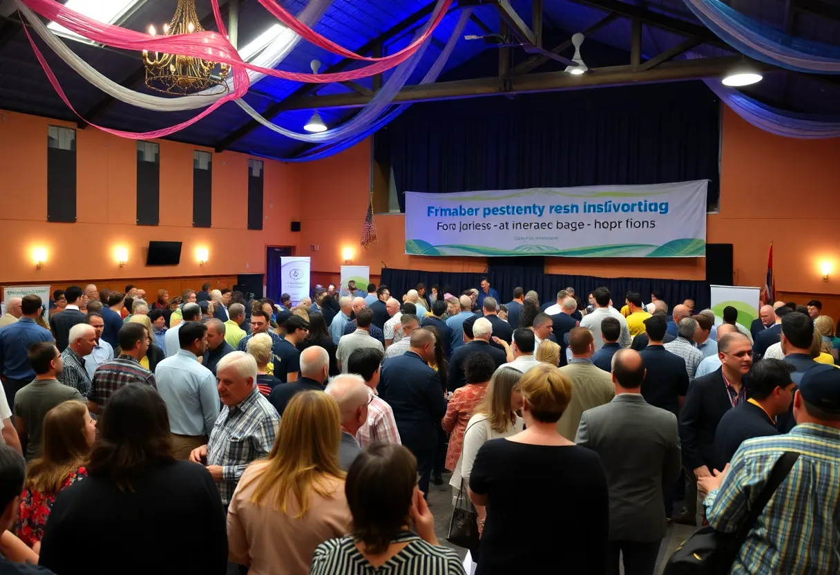 A community fundraiser event in Huntsville, Alabama.