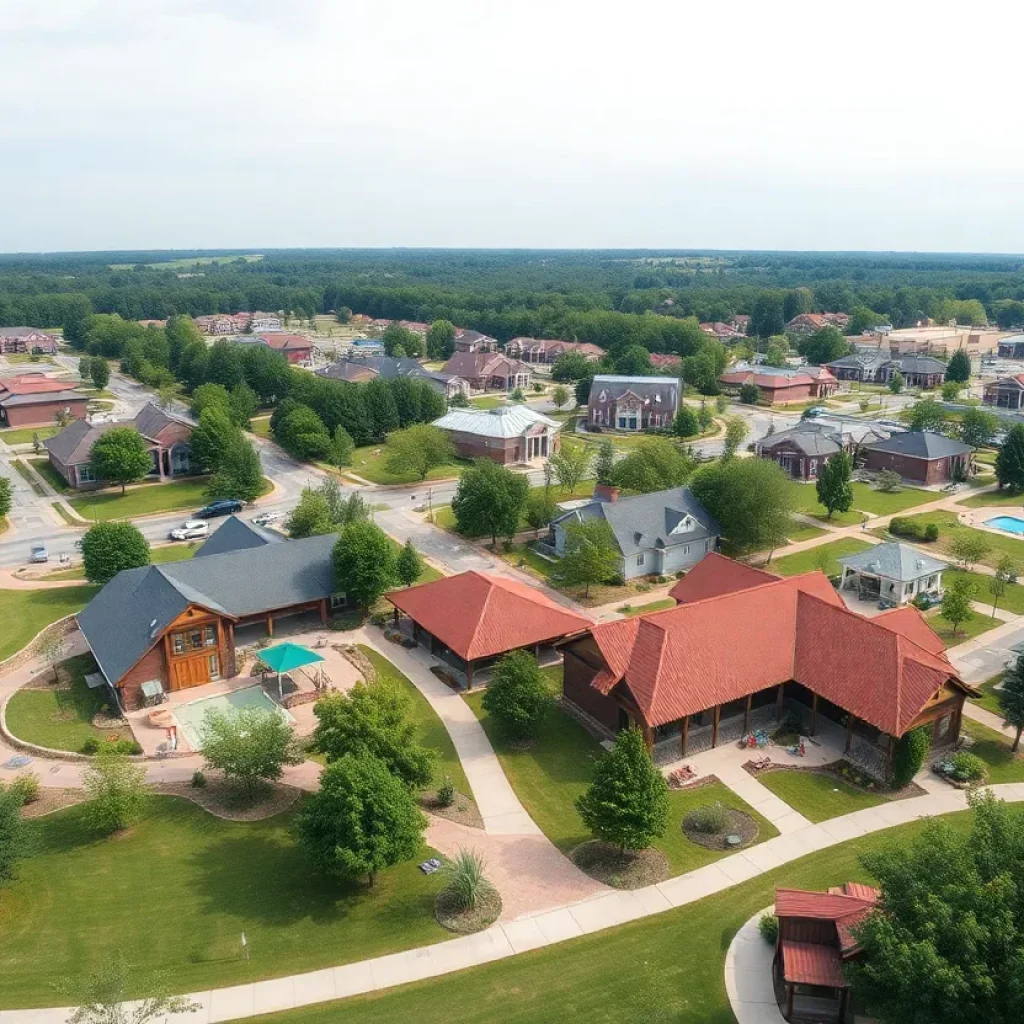 Vibrant community scene in Hoover, Alabama