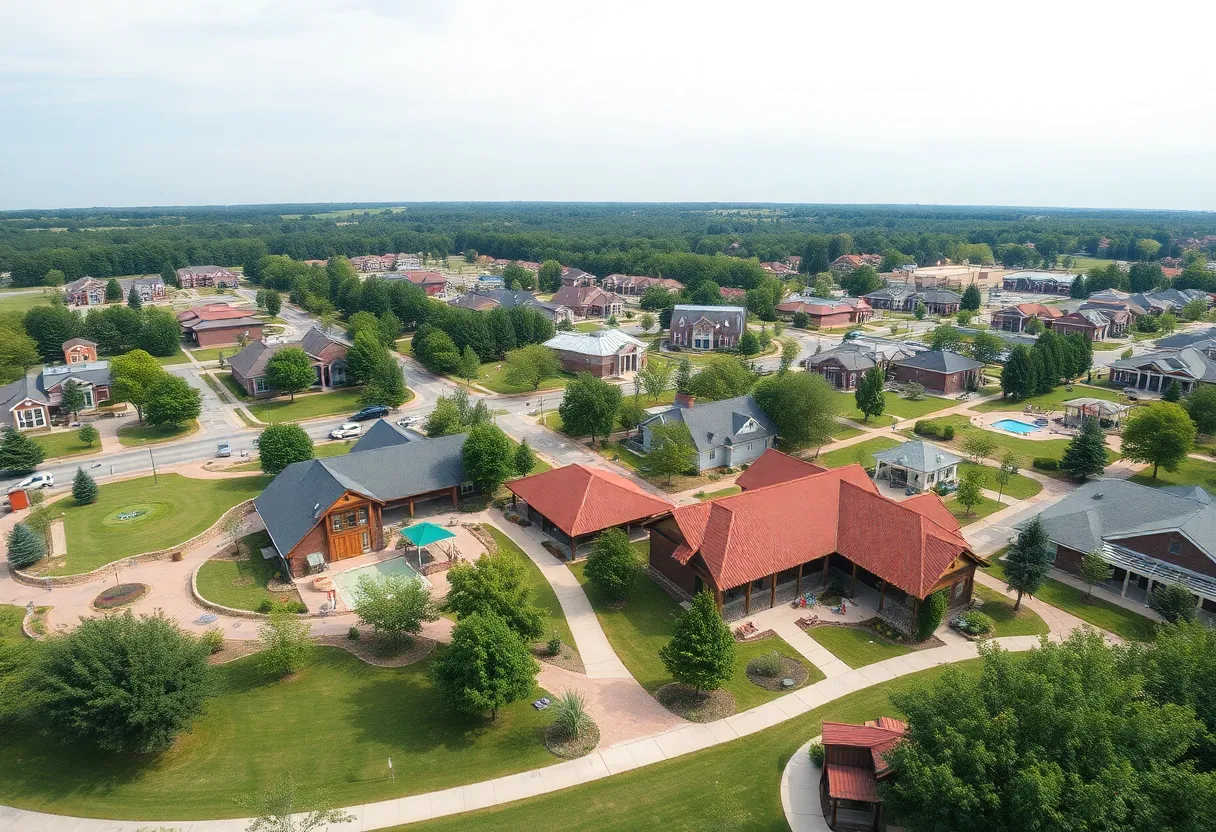 Vibrant community scene in Hoover, Alabama