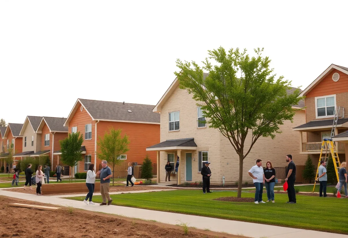 Construction of new homes in Huntsville to address housing crisis