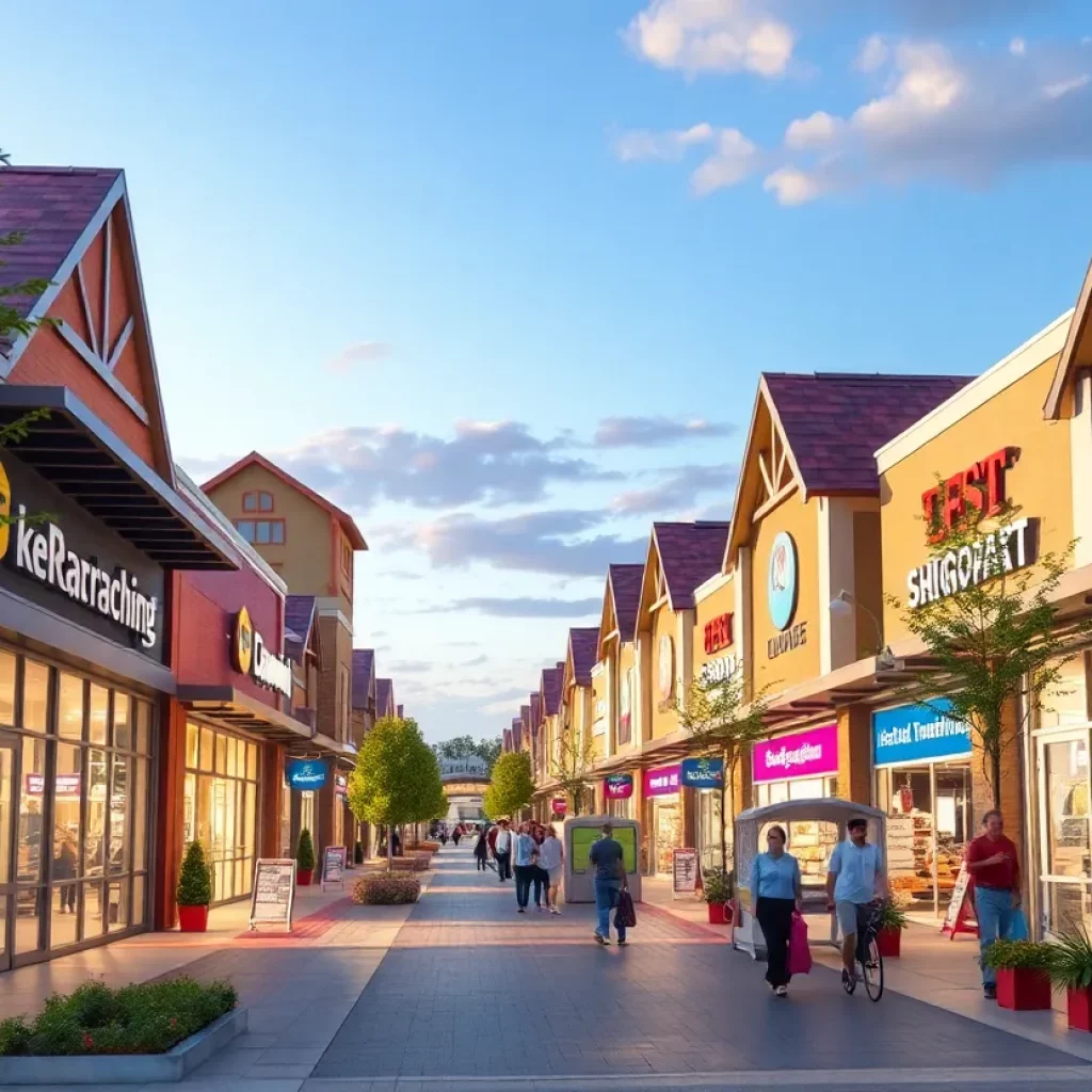 Concept image of Lendon Corner retail shopping center in Huntsville