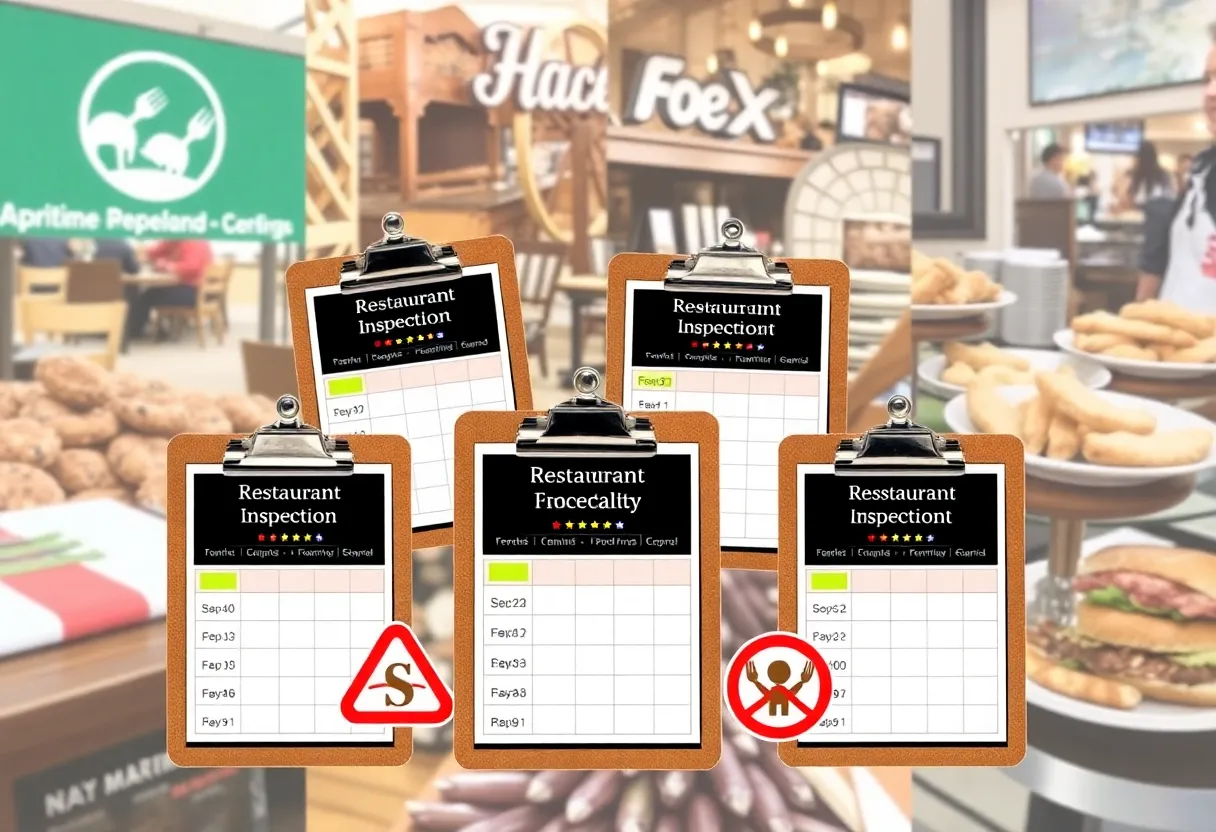 Restaurant inspection scores from Madison County highlighting safety violations.