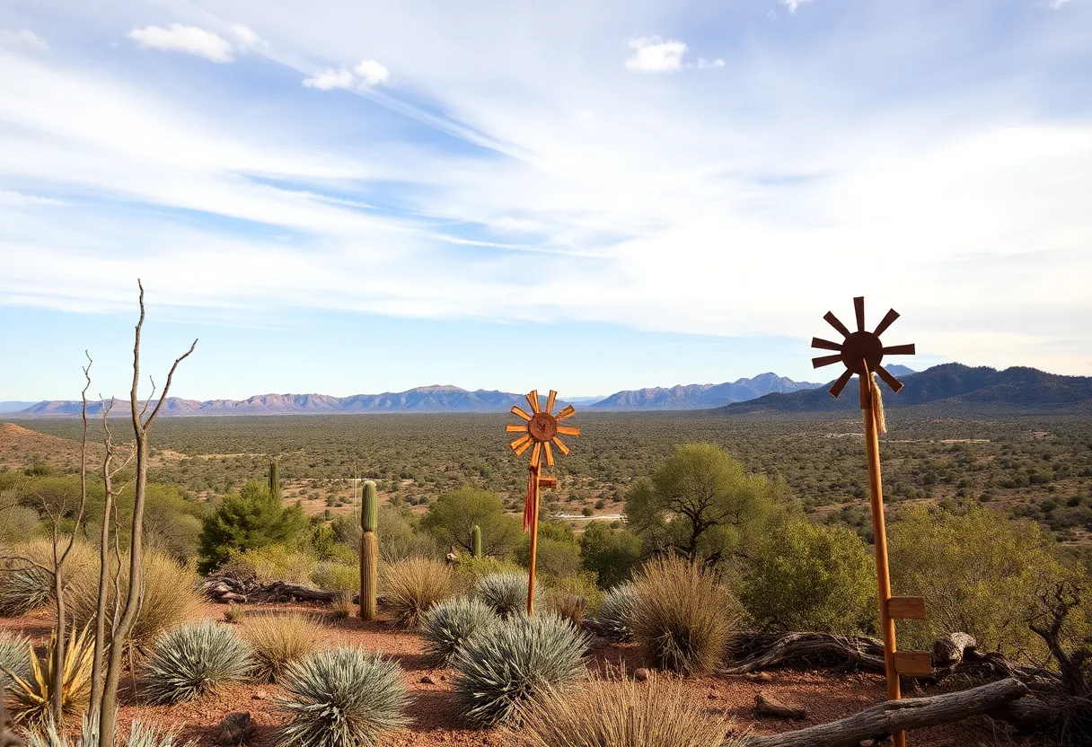 Scenic view of Oak Flat, important to Apache culture, surrounded by nature.
