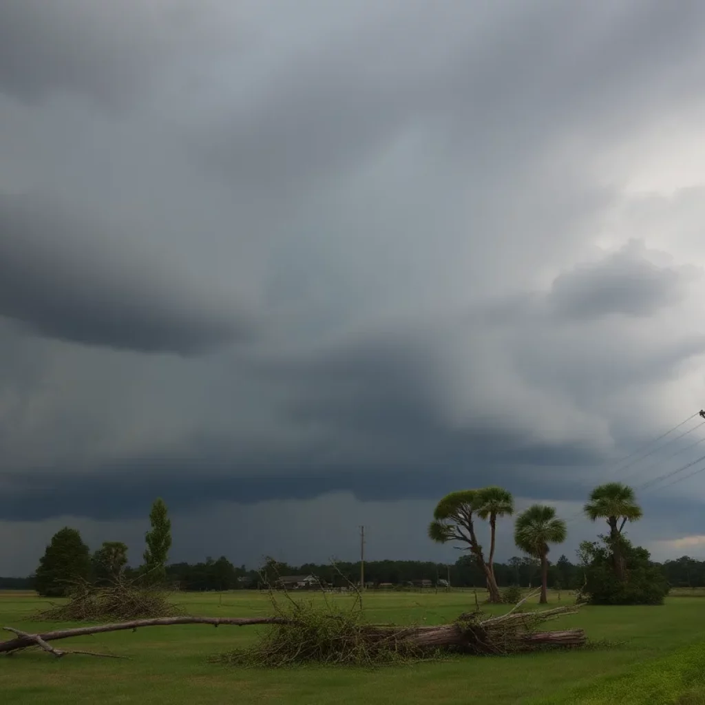 Destruction caused by tornadoes and severe storms in Alabama